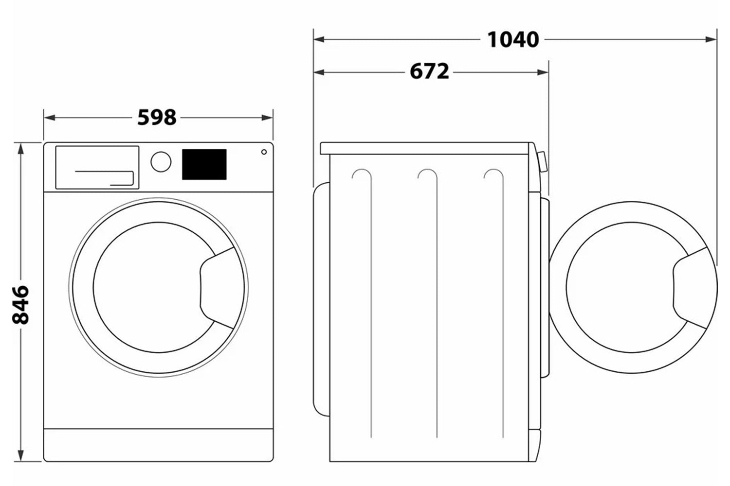 Fabric Care 9KG - 60cm Heat Pump Tumble Dryer with HomeWhiz White - Image 6