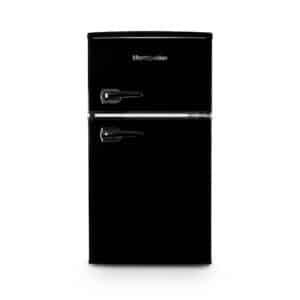 45.3cm Undercounter Retro Fridge Freezer - Black