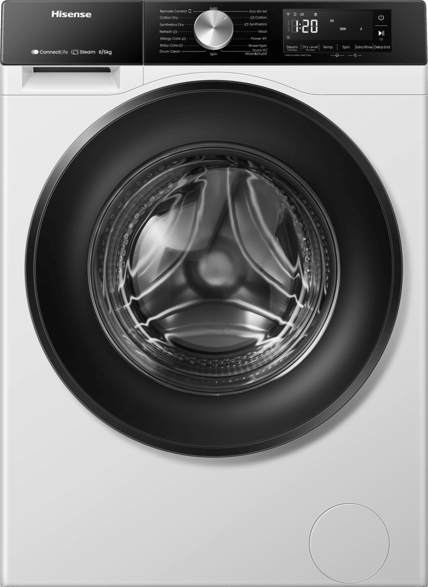 WiFi-enabled 8kg/5kg 1400 Spin Washer Dryer - White