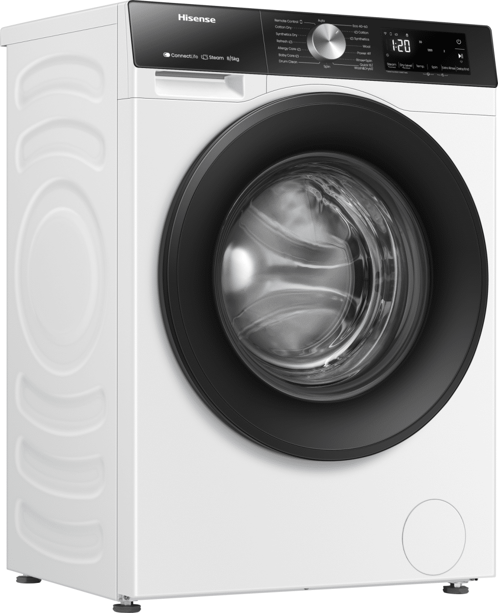 WiFi-enabled 8kg/5kg 1400 Spin Washer Dryer - White - Image 2