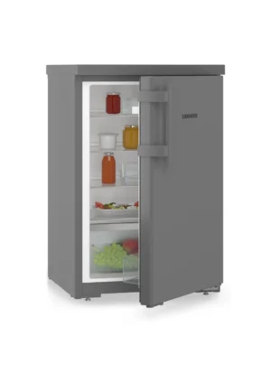 Under Counter Larder Fridge, Grey, D Rated