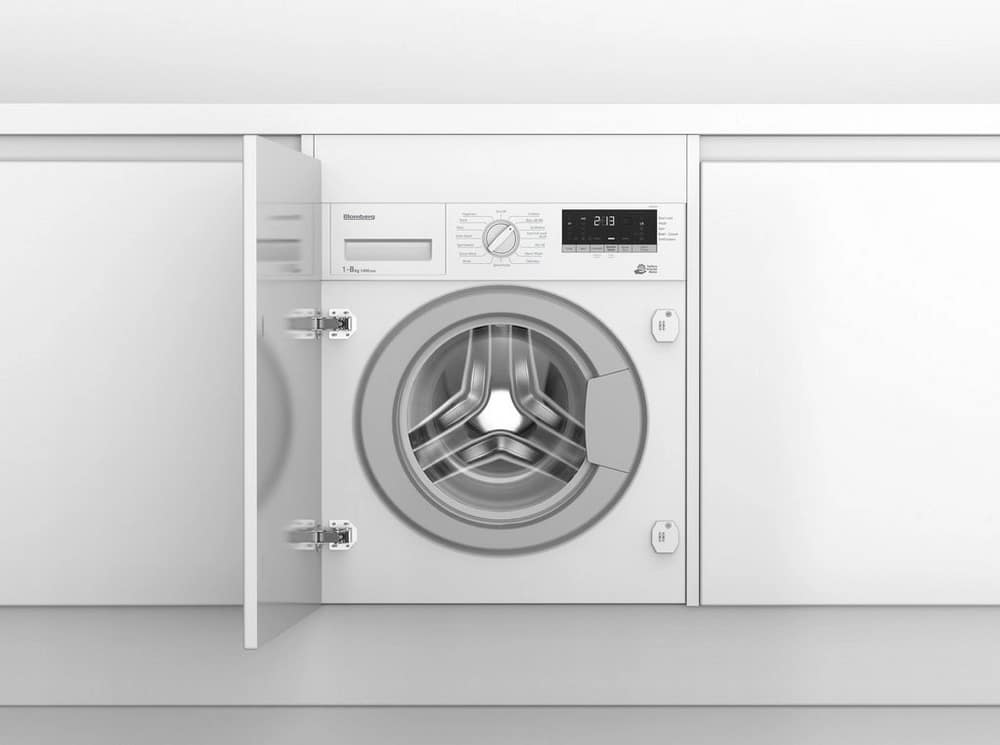 LWI284410 - Blomberg 8kg 1400 Spin Integrated Washing Machine - White - Image 2