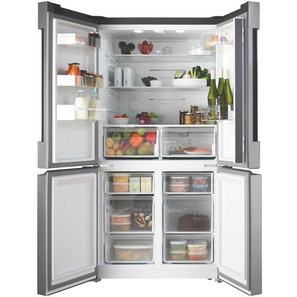 Bosch - Series 4 KFN96VPEAG 183cm American Style Multi Door Fridge Freezer - Stainless Steel - Image 2
