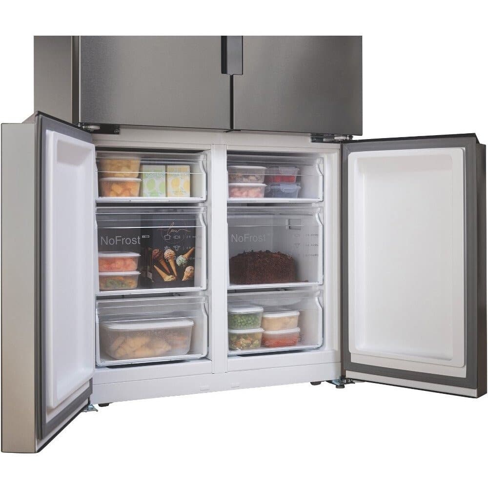 Bosch - Series 4 KFN96VPEAG 183cm American Style Multi Door Fridge Freezer - Stainless Steel - Image 3