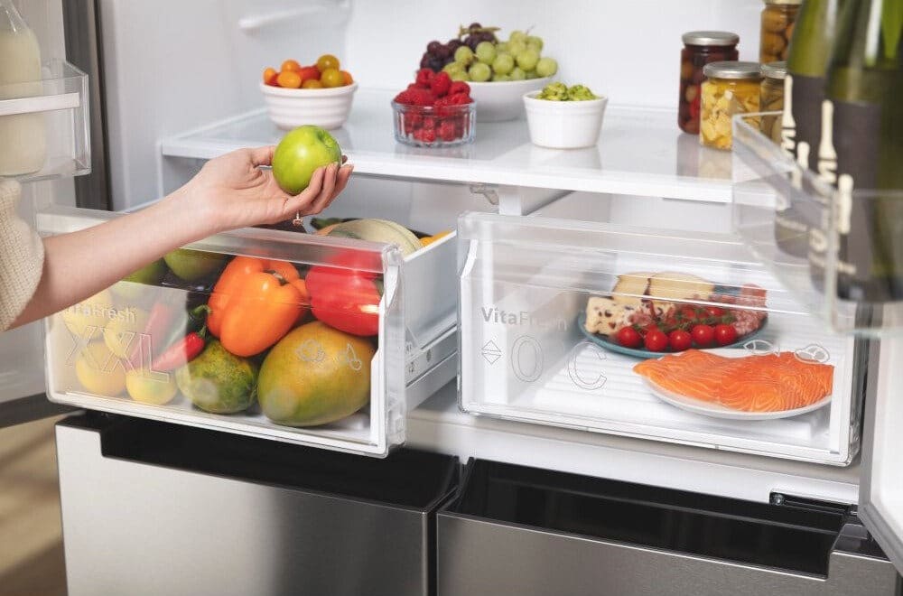 Bosch - Series 4 KFN96VPEAG 183cm American Style Multi Door Fridge Freezer - Stainless Steel - Image 5