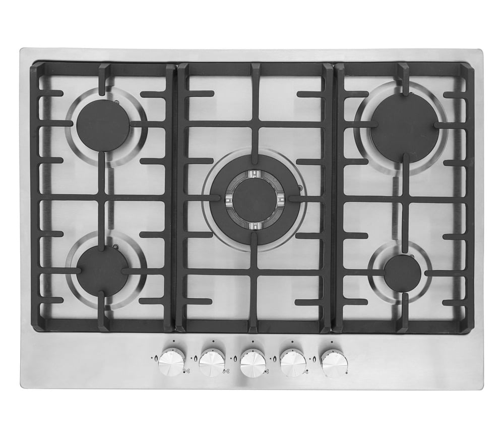 Montpellier MGH75CX 68Cm Stainless Steel Gas Hob