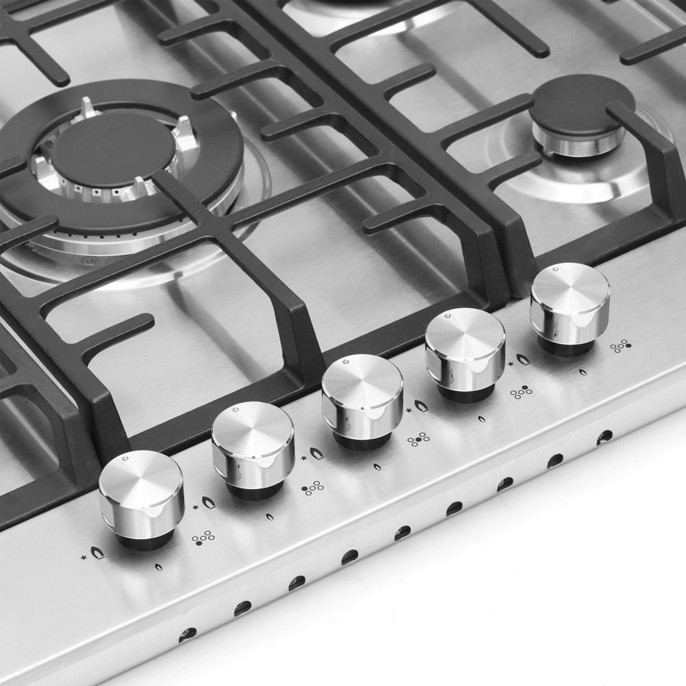 Montpellier MGH75CX 68Cm Stainless Steel Gas Hob - Image 2