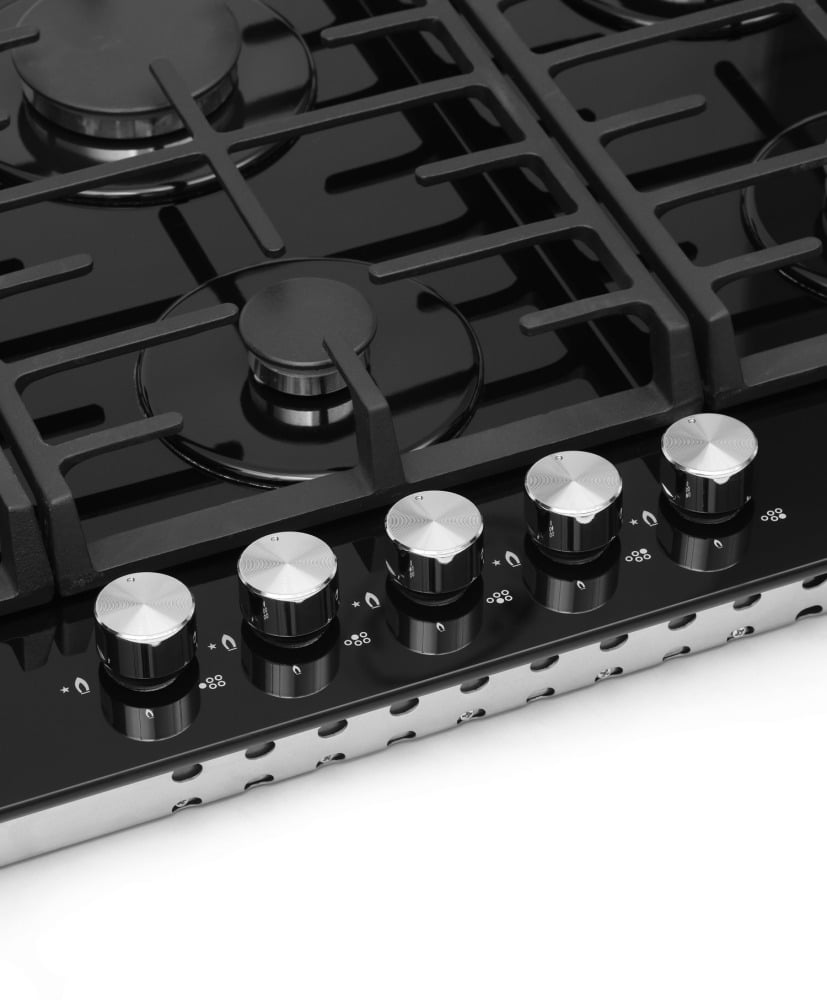 Montpellier MGH90BG 86Cm Gas On Glass Black Hob - Image 2