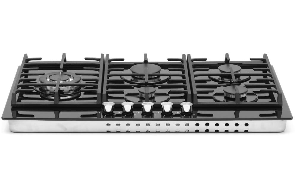 Montpellier MGH90BG 86Cm Gas On Glass Black Hob - Image 3
