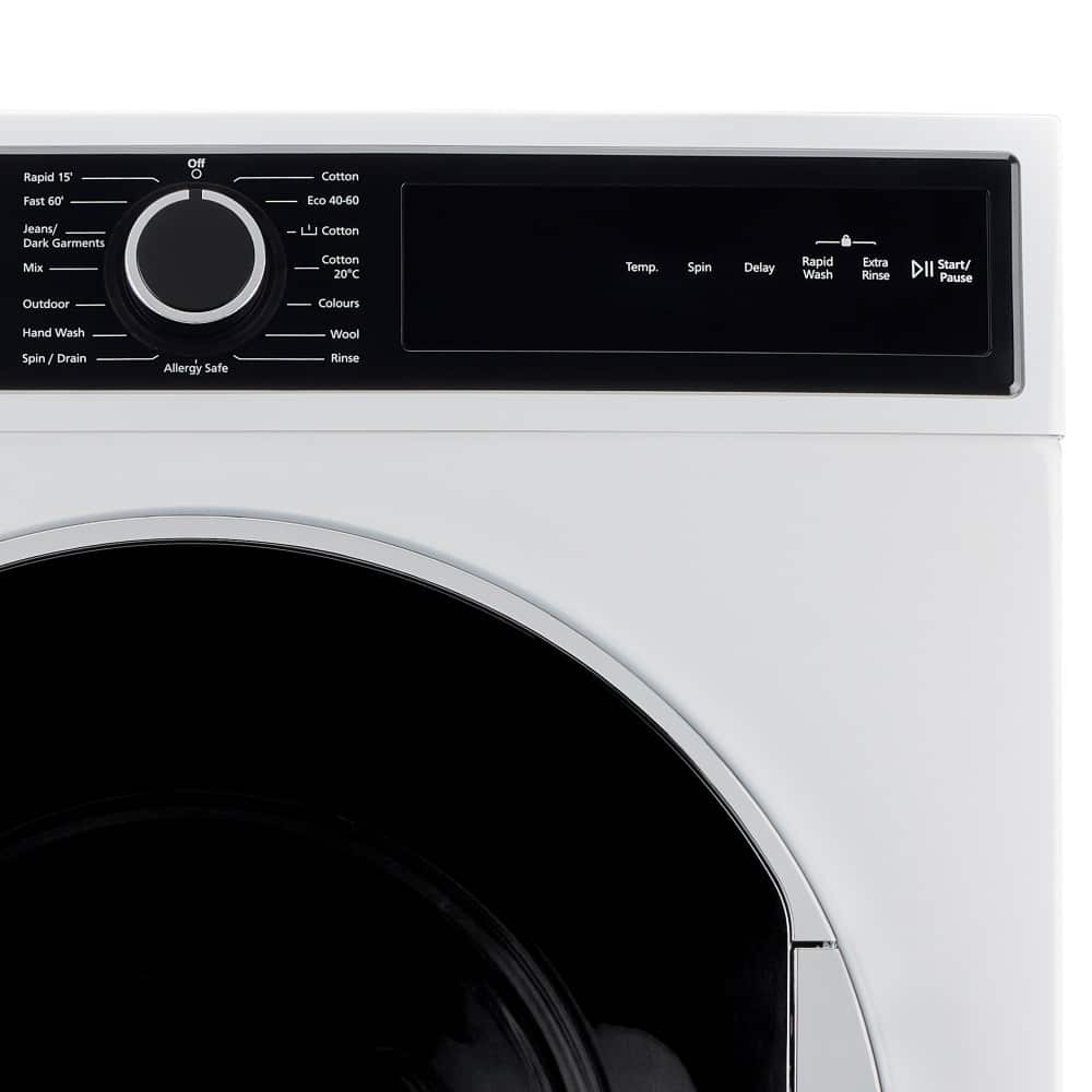 8kg 1400 Spin Washing Machine - White - Image 4