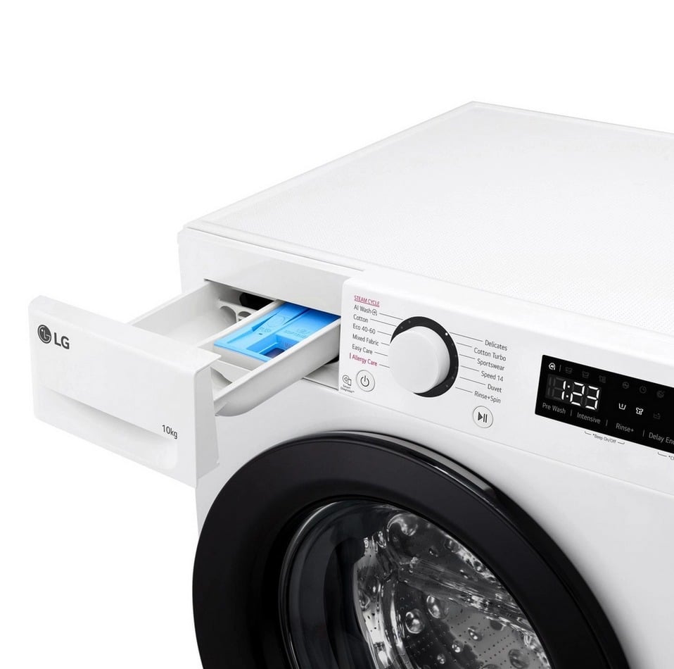 10kg 1400 Spin Washing Machine - White - Image 5