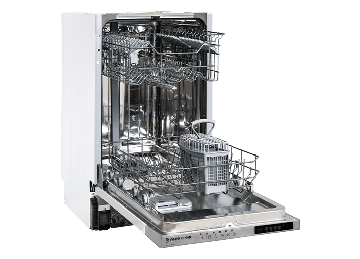 Integrated Slimline Dishwasher - Silver - E Rated - Image 2