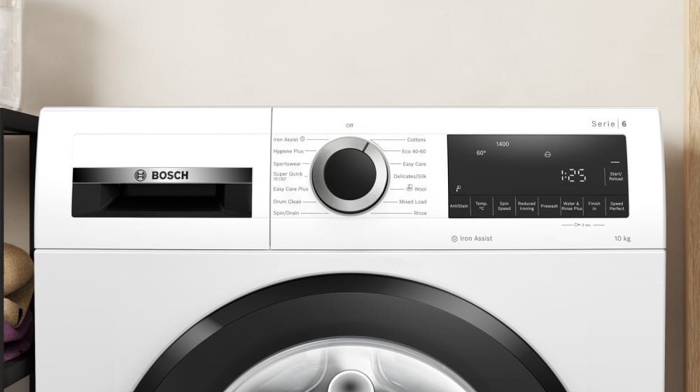 10kg 1400 Spin Washing Machine - White - Image 2