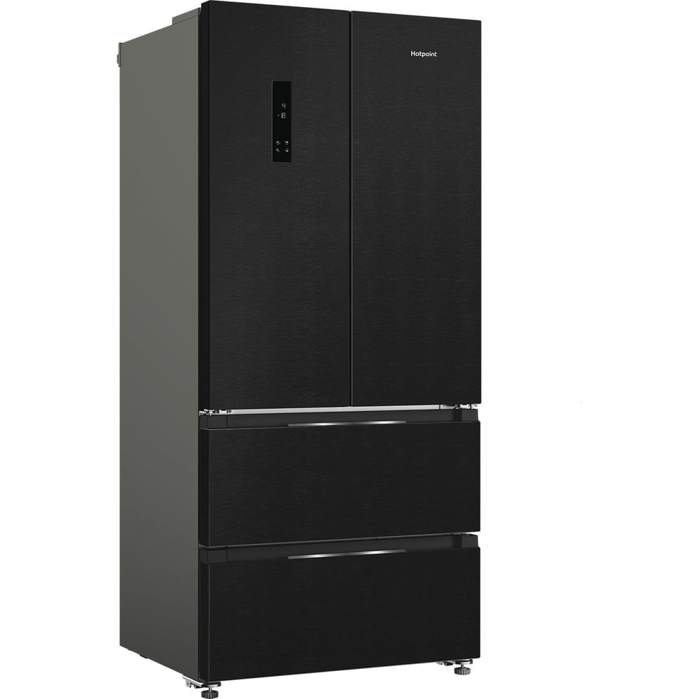 Dual No Frost American Fridge Freezer with VitalCare - Black Steel - 83CM - 510L - Image 2