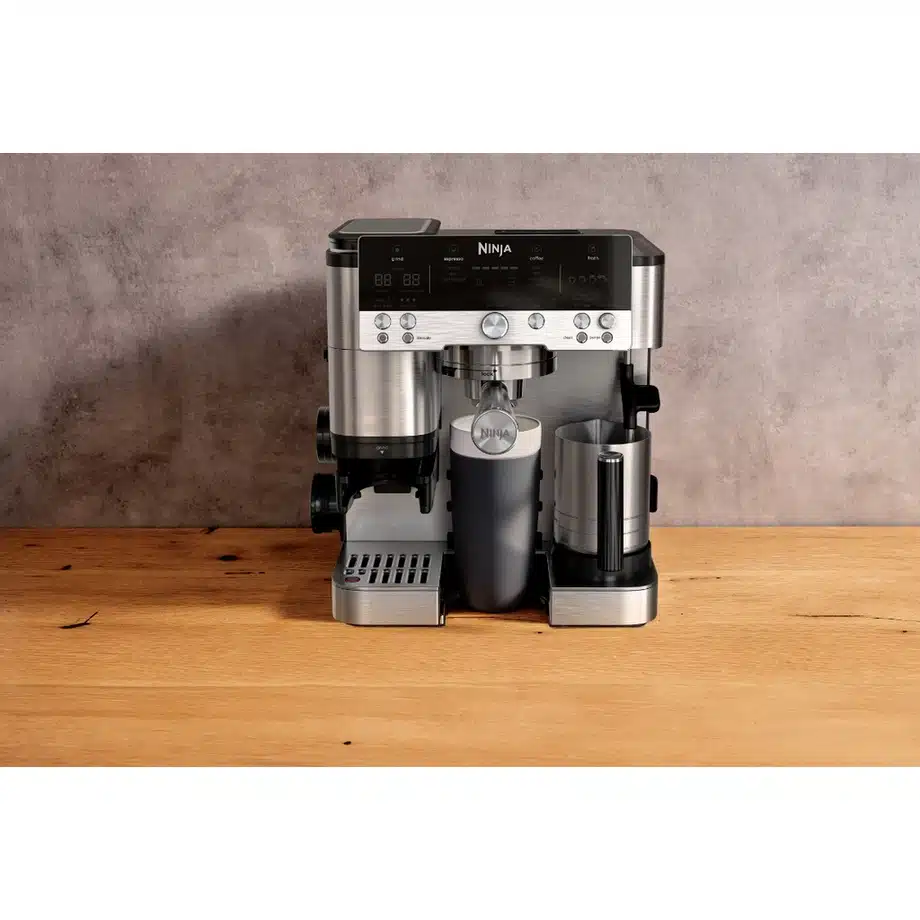 Luxe Café Premier Series Espresso Machine - Black/Stainless Steel - Image 2