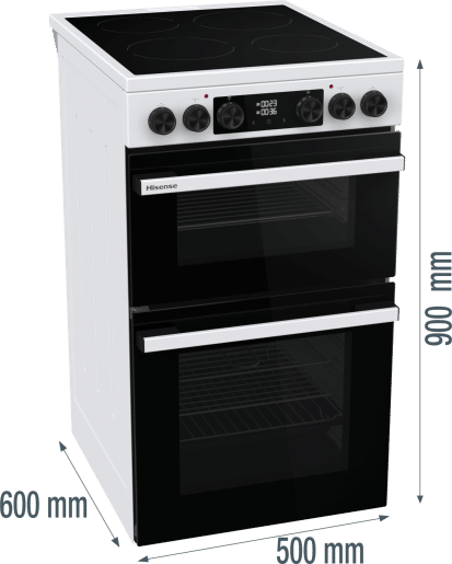 Electric cooker with double oven, 50 cm - Image 7