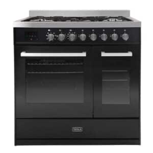 90cm Double Cavity Dual Fuel Range Cooker