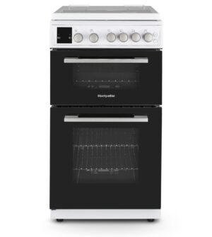 Montpellier MDOG50LW 50cm Double Oven Gas Cooker with Gas Hob - White