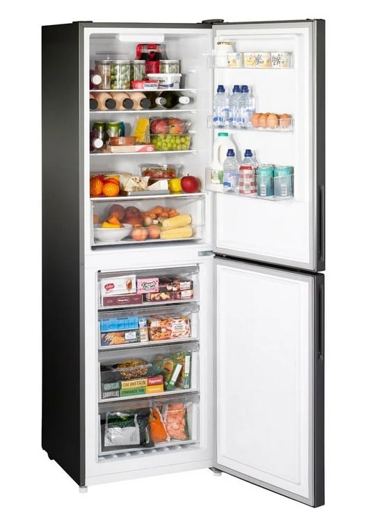 308L Fridge Freezer, Total No Frost, Black - Image 3