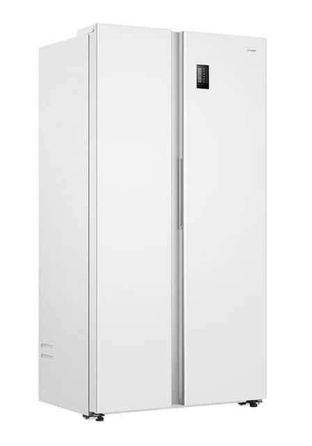 Side by Side Fridge Freezer, White - Image 4