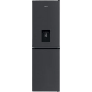 No Frost 50/50 Fridge Freezer With Water Dispenser - Dark Grey -