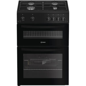 60cm Gas Double Cooker - Black