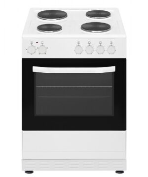 60cm White Electric Single Cavity Solid Plate Cooker