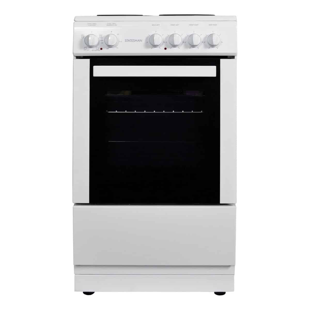 Single Cavity Electric Cooker White- with storage compartment