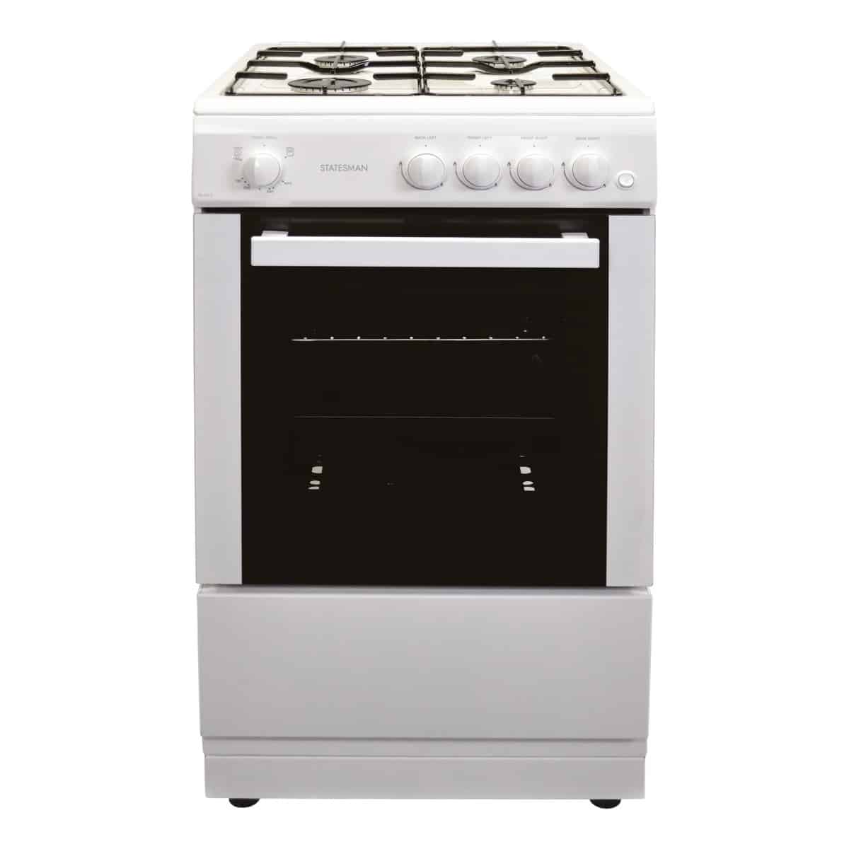 50cm Single Cavity Gas Cooker White